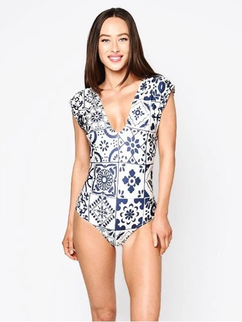 Carolina K Liset Tile Design One Piece Size M